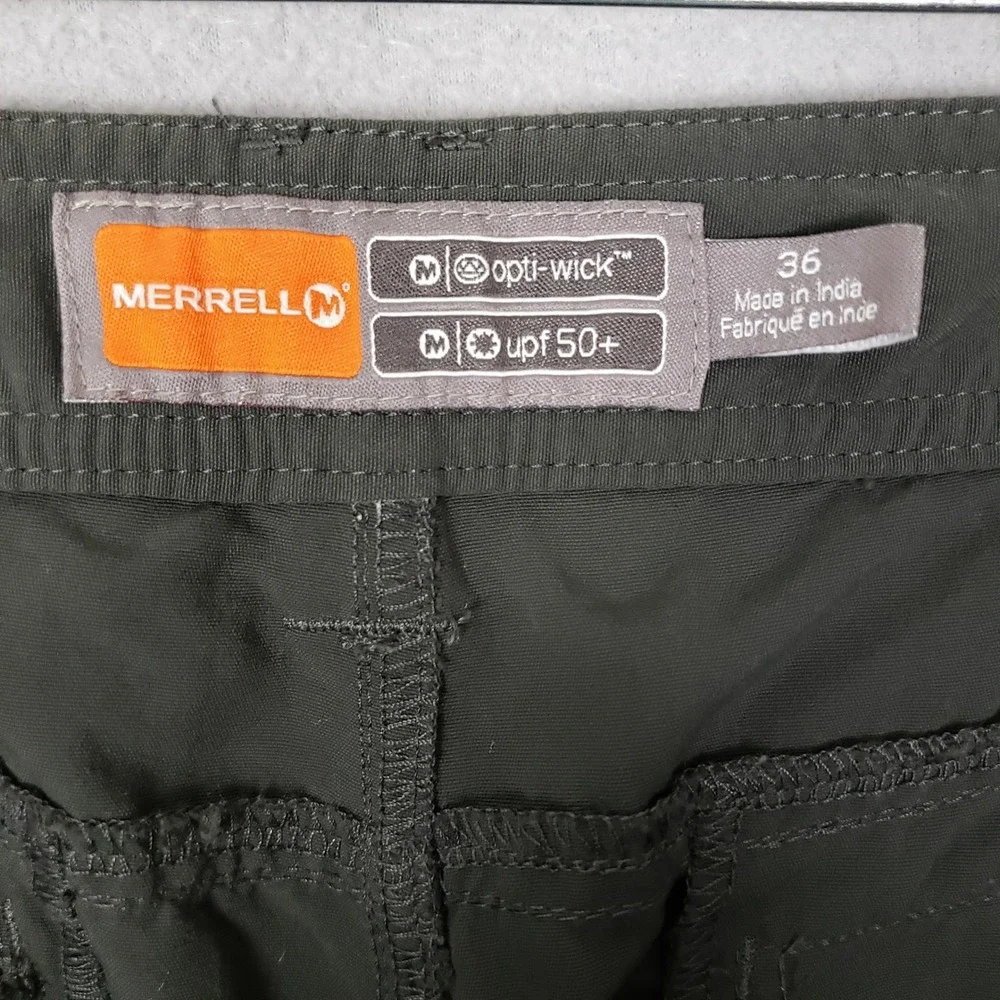 Merell Men's Opti-wick Shorts Gray Activewear Outdoor Hiking Gorpcore Size 36